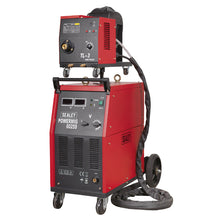 Load image into Gallery viewer, Sealey Professional MIG Welder 250A 415V 3ph, Binzel Euro Torch &amp; Portable Wire Drive
