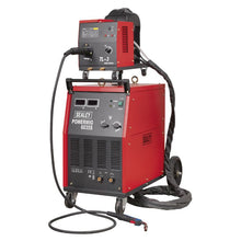 Load image into Gallery viewer, Sealey Professional MIG Welder 350A 415V 3ph, Binzel Euro Torch &amp; Portable Wire Drive
