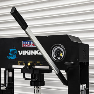 Sealey Viking Air/Hydraulic Press 30 Tonne Floor Type, Sliding Ram and Foot Pedal