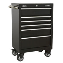 Load image into Gallery viewer, Sealey Rollcab 6 Drawer Heavy-Duty Black 675mm
