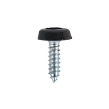 Load image into Gallery viewer, Sealey Numberplate Screw Plastic Enclosed Head 4.8 x 18mm Black - Pack of 50
