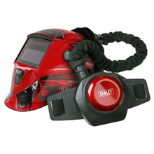 Load image into Gallery viewer, Sealey Welding Helmet, TH2 Powered Air Purifying Respirator (PAPR) Auto Darkening
