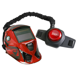 Sealey Welding Helmet, TH2 Powered Air Purifying Respirator (PAPR) Auto Darkening