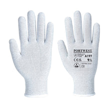 Load image into Gallery viewer, Portwest Antistatic Shell Glove Grey A197
