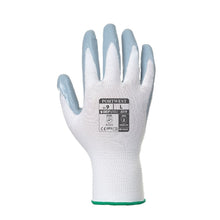 Load image into Gallery viewer, Portwest Flexo Grip Nitrile Glove Grey/White A319
