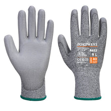 Load image into Gallery viewer, Portwest Cut C13 PU Glove Grey A622
