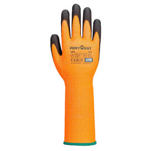 Load image into Gallery viewer, Portwest Vis-Tex Cut Glove Long Cuff Orange/Black A631
