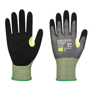 Portwest CS Cut E15 Nitrile Glove Grey/Black A650