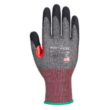 Load image into Gallery viewer, Portwest CS Cut F13 Nitrile Glove Black A672

