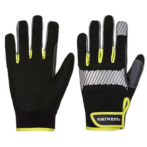Portwest PW3 General Utility Glove Black/Yellow A770