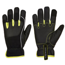 Load image into Gallery viewer, Portwest PW3 Tradesman Glove Black/Yellow A771
