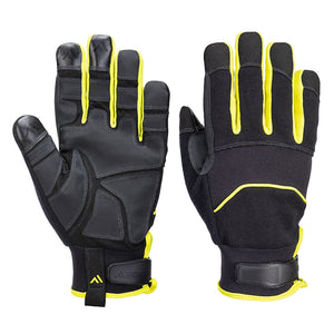 Portwest Needle Resistant Glove Black/Yellow A792