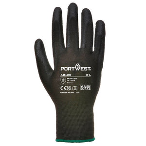 Portwest PU Palm Glove Black AB129 - Pack of 288 Pairs