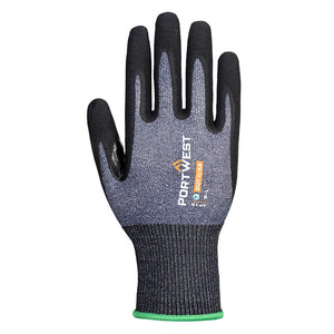 Portwest SG Cut C15 Eco Nitrile Glove Blue/Black AP18 - Pack of 12 Pairs