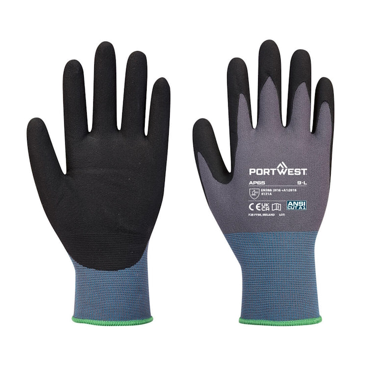 Portwest Dermi Pro Glove Orange/Black AP30