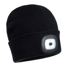 Load image into Gallery viewer, Portwest Beanie USB Rechargeable LED Head Light B029
