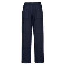 Load image into Gallery viewer, Portwest Lined Action Trousers Navy C387
