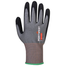 Load image into Gallery viewer, Portwest CT Cut D18 Nitrile Glove Grey/Black CT45
