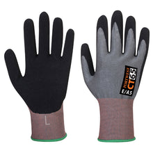 Load image into Gallery viewer, Portwest CT Cut E15 Nitrile Glove Grey/Black CT65
