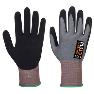 Portwest CT Cut E15 Nitrile Glove Grey/Black CT65