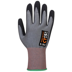 Portwest CT Cut E15 Nitrile Glove Grey/Black CT65
