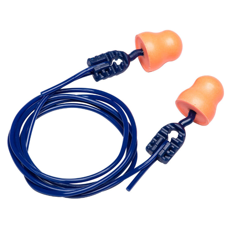 Portwest Easy Fit PU Ear Plugs Corded Orange EP12 - 200 pairs
