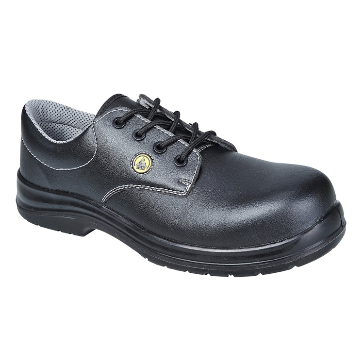 Portwest Compositelite ESD Laced Safety Shoe S2 Black FC01
