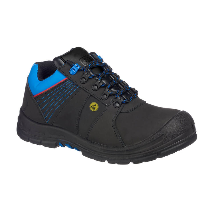 Portwest Compositelite Protector Safety Shoe S3 ESD HRO Black/Blue FD27