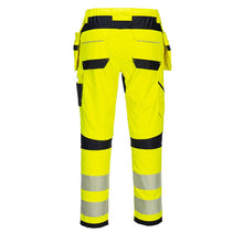 Load image into Gallery viewer, Portwest PW3 FR Hi-Vis Holster Trousers Yellow/Black FR407
