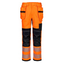 Load image into Gallery viewer, Portwest PW3 FR HVO Holster Trousers Orange/Black FR415 (Jun 24)
