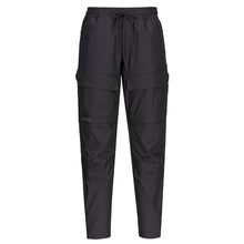 Load image into Gallery viewer, Portwest KX3 Drawstring Combat Trousers Black KX345
