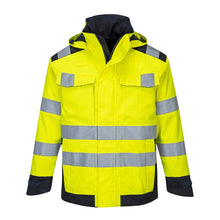 Load image into Gallery viewer, Portwest Modaflame Rain Multi Norm Arc Jacket MV70
