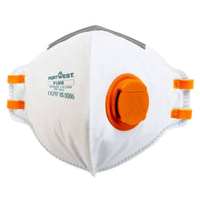 Load image into Gallery viewer, Portwest FFP1 Valved Dolomite Fold Flat Respirator White P153 - Pack of 20
