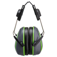 Load image into Gallery viewer, Portwest HV Extreme Ear Defenders Low Clip-On Grey/Green PW75
