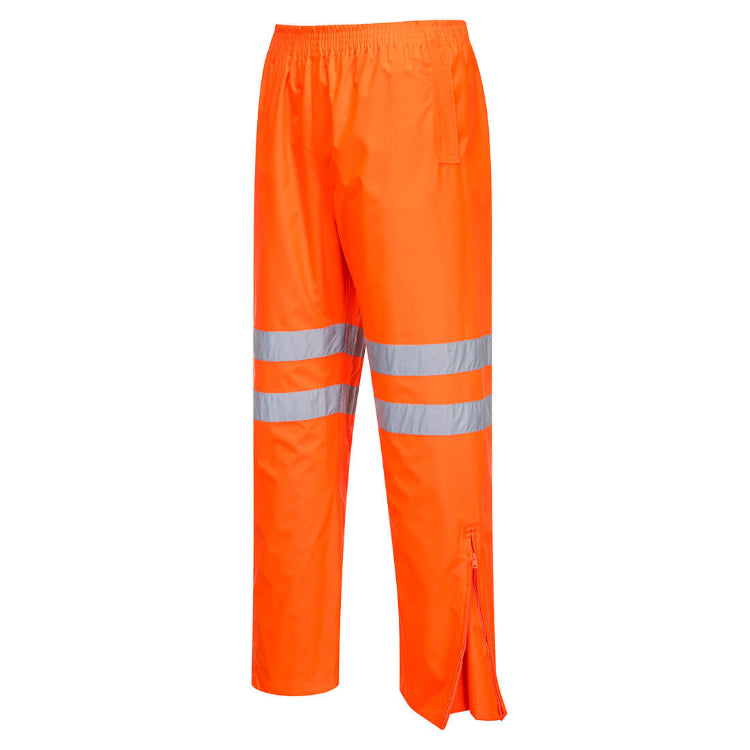 Portwest Hi-Vis Rain Traffic Trousers Orange RT31