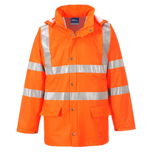 Portwest Sealtex Ultra Hi-Vis Rain Jacket Orange RT50