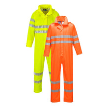 Load image into Gallery viewer, Portwest Sealtex Ultra Hi-Vis Rain Coverall S495

