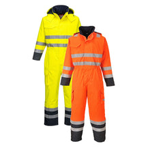Load image into Gallery viewer, Portwest Bizflame Rain Hi-Vis Multi Coverall S775
