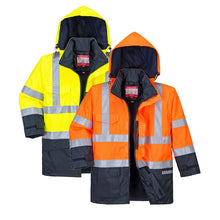 Load image into Gallery viewer, Portwest Bizflame Rain Hi-Vis Multi-Protection Jacket S779
