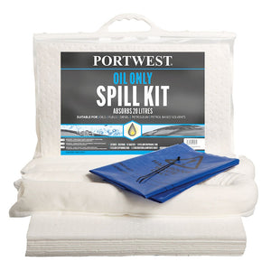 Portwest 20 Litre Oil Only Kit White SM60 - 6 Kits