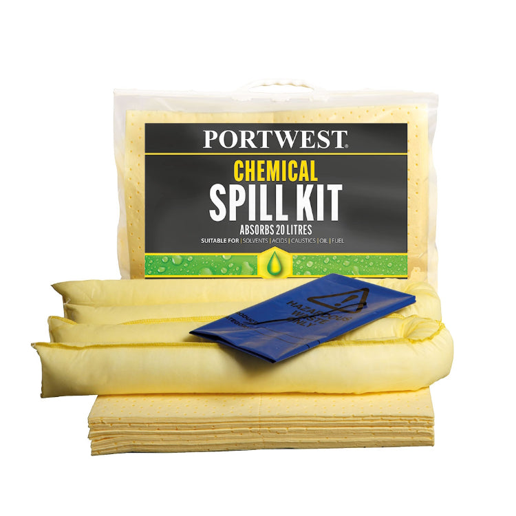 Portwest 20 Litre Chemical Kit Yellow SM90 - 6 Kits