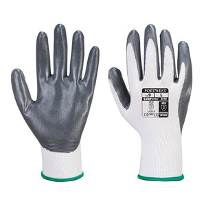 Portwest Vending Flexo Grip Nitrile Glove White/Grey VA310