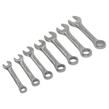 Load image into Gallery viewer, Sealey Combination Spanner Set 7pc Stubby - Imperial (Siegen)
