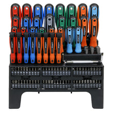 Load image into Gallery viewer, Sealey Screwdriver, Bit &amp; Nut Driver Set 100pc
