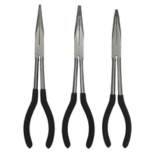 Load image into Gallery viewer, Sealey Needle Nose Pliers Set 3pc 275mm (Siegen)
