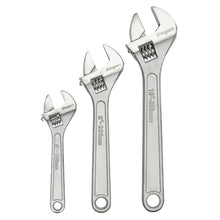 Load image into Gallery viewer, Sealey Adjustable Wrench Set 3pc 150, 200 &amp; 250mm (6&quot;, 8&quot; &amp; 10&quot;) (Siegen)
