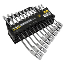 Load image into Gallery viewer, Sealey Reversible Ratchet Combination Spanner Set 12pc Metric (Siegen)
