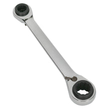 Load image into Gallery viewer, Sealey Ratchet Ring Spanner 4-in-1 Reversible Metric (Siegen)
