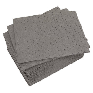 Sealey Spill Absorbent Pad - Pack of 100