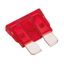 Load image into Gallery viewer, Sealey Automotive Blade Fuse Standard 10A - Pack of 50
